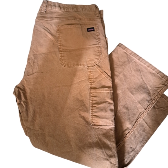Genuine DICKIES duck cotton blend carpenter work pants jeans khakis Men 40/30 - Picture 1 of 9